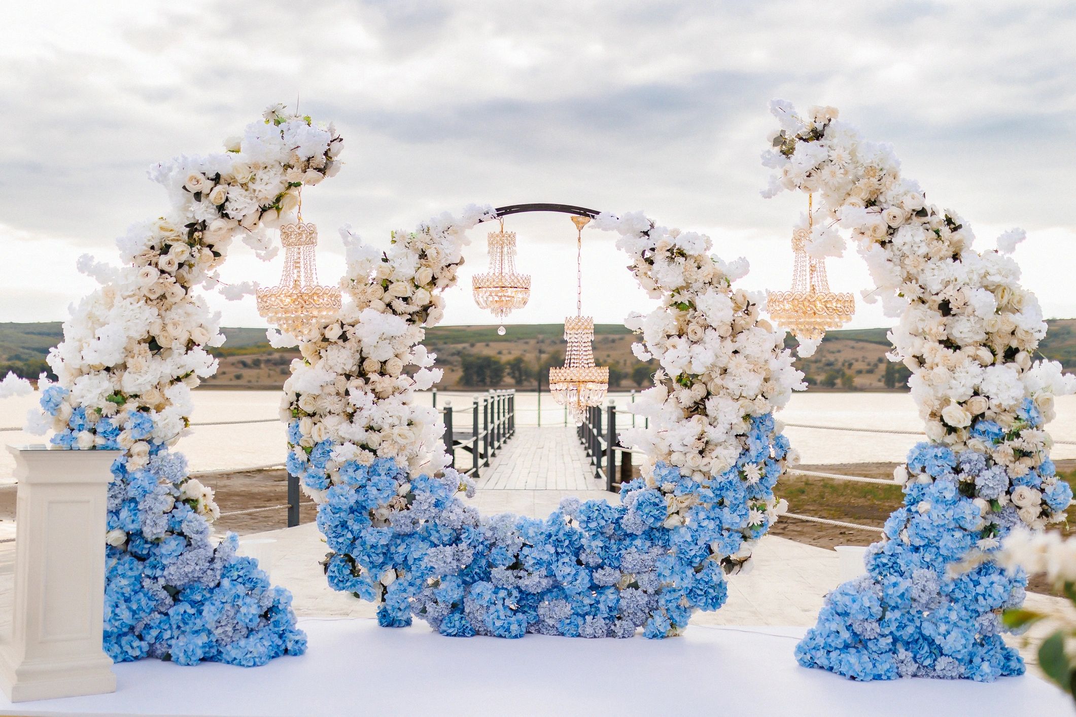 Southern California wedding ceremony outdoor cinematic